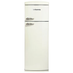 Britannia Retro Top Mount Fridge Freezer, A+ Energy Rating, 60cm Wide Cream